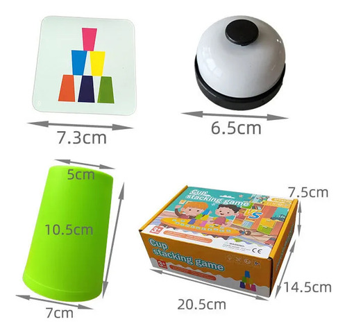 Juego Interactivo Para Apilar Vasos Para Padres E Hijos