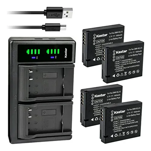 Cargador Y Baterías Para Panasonic Lumix Lx5, Lx6 Y Lx7