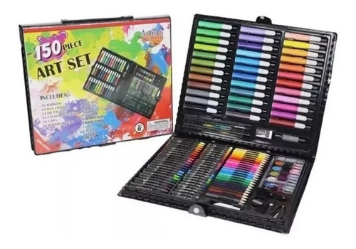 Set De Arte Para Niños 150 Piezas Lápiz Y Rotulador Colorear