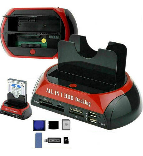 Base Estacion Disco Duro Externo 2.5-3.5 Sata Ide Usb 3.0