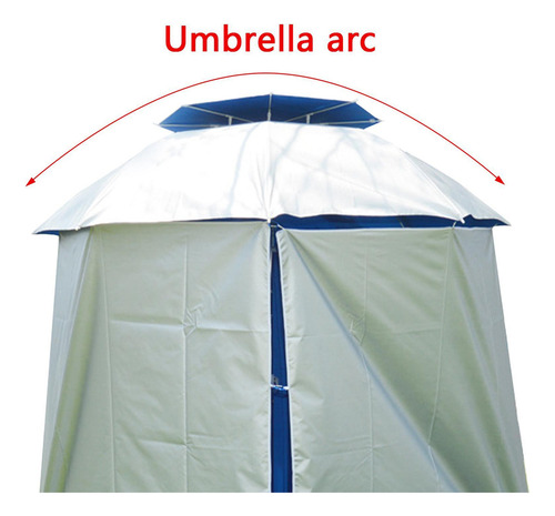 Barraca De Praia Com Abrigo De Guarda-chuva Com Guarda-chuva