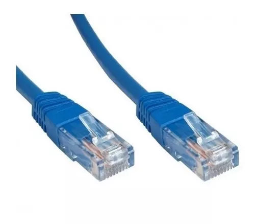Cable Utp Cat5e Red Internet 20 Metros Jaltech Azul Rj45