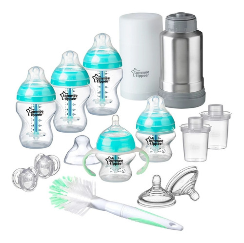 Set De Teteros Tommee Tippee Advanced Aqua 