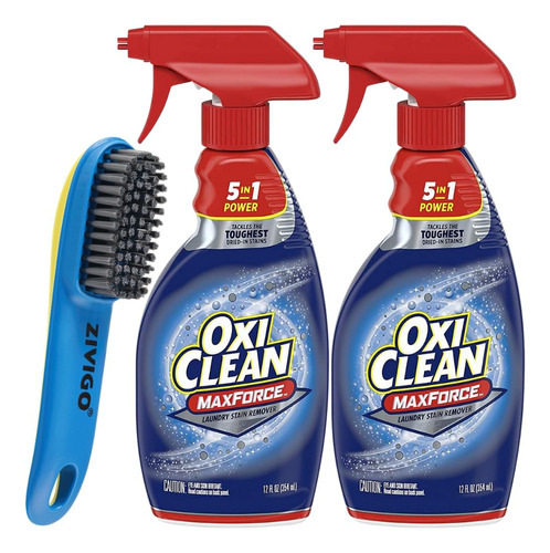 2 Oxi, Clean® Max Force Spray, Removedor De Manchas De Lavan