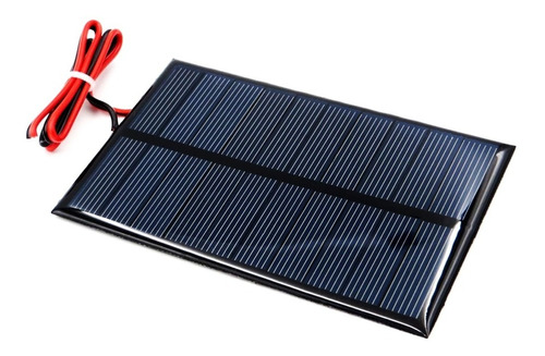 Panel Solar Policristalino 5v 250ma Carga Celular 30cm Cable