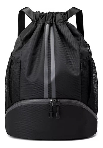 Bolsa esportiva para academia, mochila para desenhar, tamanho preto
