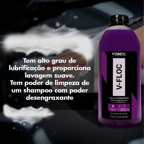Kit de champú desengrasante Vonixx Alumax Removex 5 l V-floc 3 l