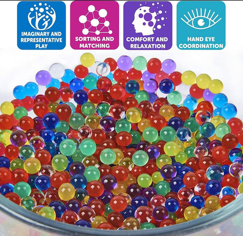 Orbeez 2000 Bolitas De Gel En 5 Contenedores De Colores Multicolor