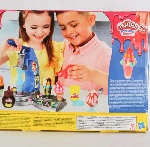 Imagen 2 de 2 de Play-doh Fabrica Heladeria Original Marca Hasbro