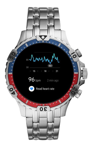 Imagen 3 de 10 de Smartwatch Display Fossil Caballero Garret Hr