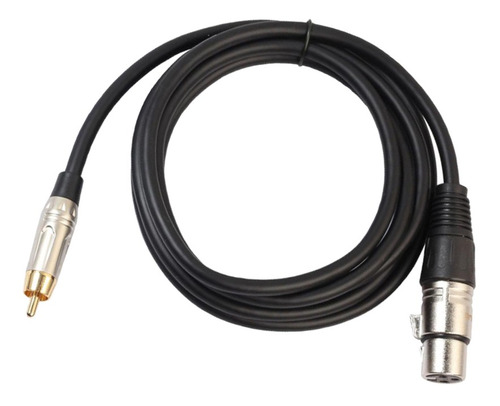 Xlr Macho A Cable De Hembra Coaxial Rca Para Micrófono