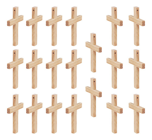 Yn 20 Piezas De Dijes En Forma De Cruz For Regalo De
