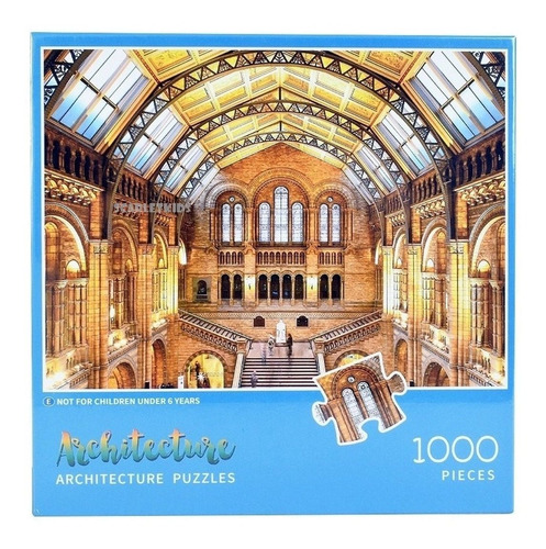 Imagen 1 de 7 de Puzzle Rompecabezas 1000 Piezas Arquitectura Salon Jigsaw