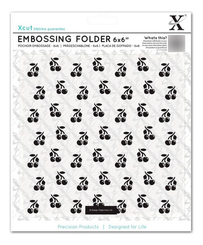 Xcut Carpeta De Repujado Embossing Folders Cherries Guindas