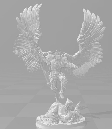 Escultura Sanguinius De Warhammer 40k: El Guerrero Suprem