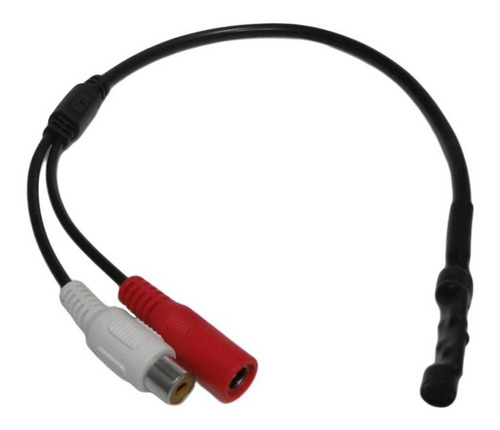 2 Microfone Amplificado P/ Câmera De Cftv Dvr Alcance 40 M²