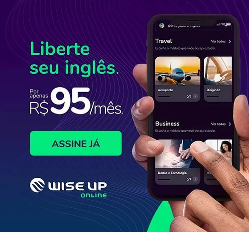 Imagem 3 de 9 de Curso Oline De Inglês Da Wise Up