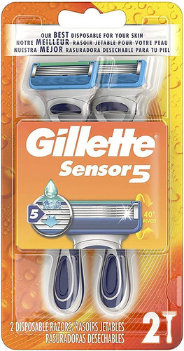 Gillette Sensor5 - Maquinilla De Afeitar Desechable Para 