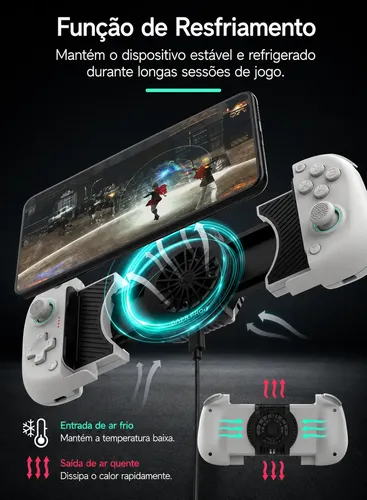 Controle Sem Fio Data Frog X3 Hall Effect Para Android Pc | Frete