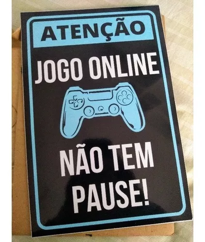 Placa Decorativa 60x40 Cm Mãe Jogo Online Não Tem Pause - Planeta Decor -  Placa Decorativa - Magazine Luiza