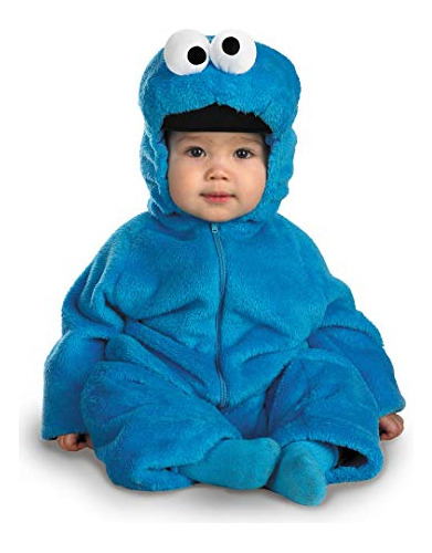 Disfraz Cookie Monster De Lujo - Talla 2t