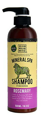 Champú  Natural Mineral Spa Para Perros Con Romero. Fórmula 