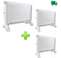 Comprar Combo 3 Calefactor Exahome Estufa Electrica 3 Potencias