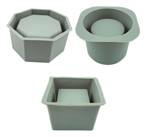 3 Moldes Para Macetas Moldes Pequeños Para Plantas