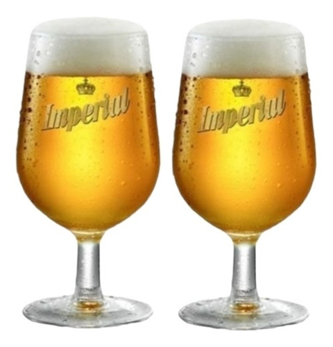 Vaso Copa Cerveza Imperial Pack X2 De 270ml