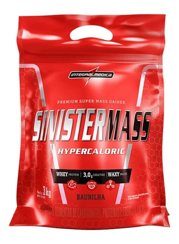 Sinister Mass 3kg Integralmédica - Hipercalorico - Creatina