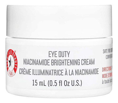 First Aid Beauty Eye Duty - Crema Iluminadora De Niacinamid.