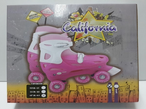Patines 4 Ruedas Ninos Bota Exten California Nuevo Bigshop