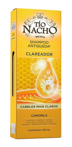 Shampoo Antiqueda Clareador Tio Nacho 415ml