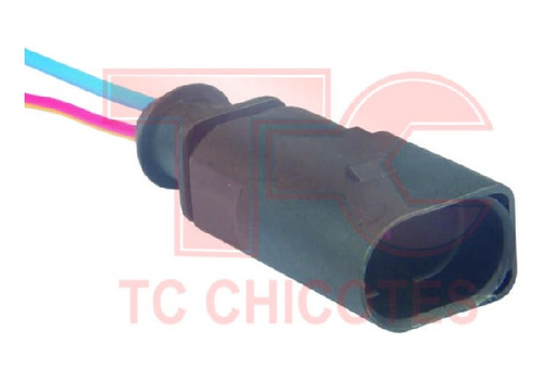 Conector 2v Compres Acd Reservat Freio Dh Gol Fox Up Mb Audi