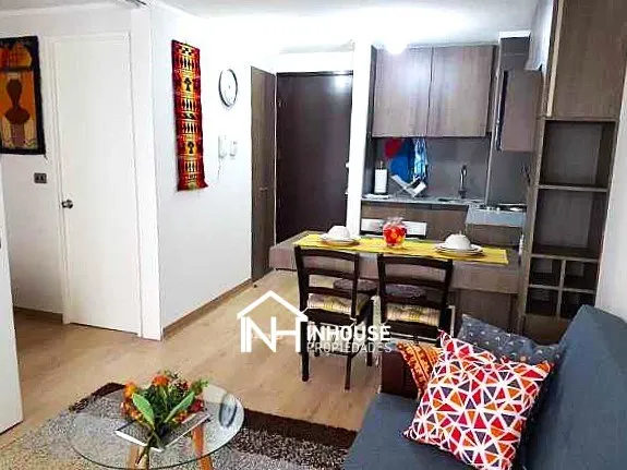Imagen 1 de 11 de Departamento En Venta De 1 Dorm. En Santiago