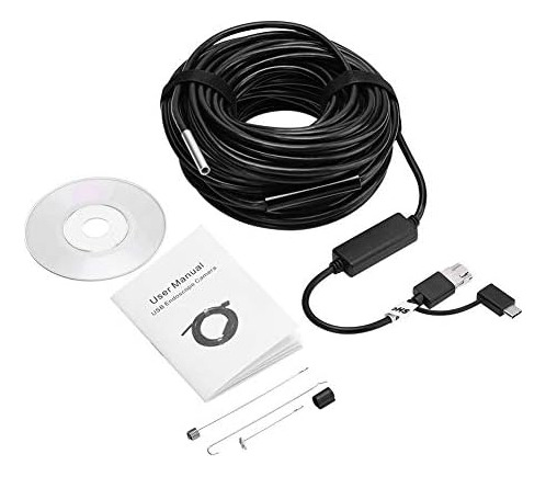 Cámara De Inspección De Serpiente Usb 3 En 1 Cámara De Del 8