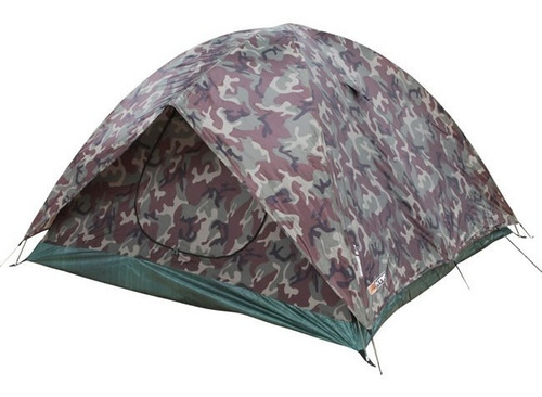 Imagen 2 de 10 de Carpa Iglu 3-4 Personas Ntk Amazon Camuflada - Local Palermo