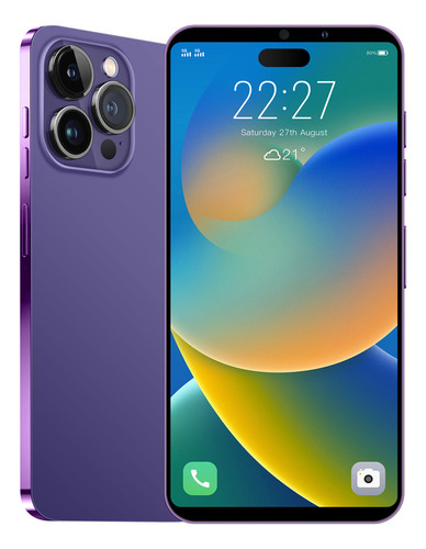 L Edición Especial Smartphone 14 Promax Global Version Teléfonos Inteligentes De Pantalla Completa De 6,5 Pulgadas 8gb+256gb Dual Sim
