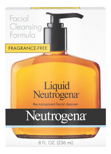 Neutrogena Fórmula Líquida De Limpieza Facial De 8 oz, P.