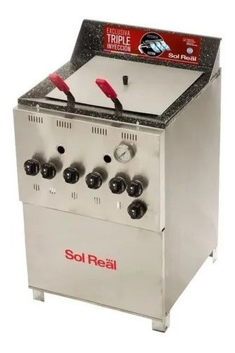 Freidora Industrial A Gas Sol Real 33l 045 