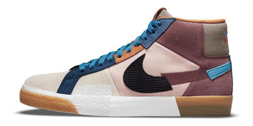 Zapatillas Nike Sb Blazer Mid Mosaic Brown Da8854-600   