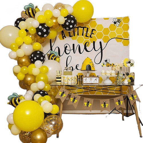 Globos Kit De Decoración Cumpleaños De Fiesta Temática Abeja