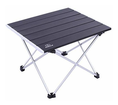 Mesa De Camping Plegable Portátil  Mesa Auxiliar De Al...