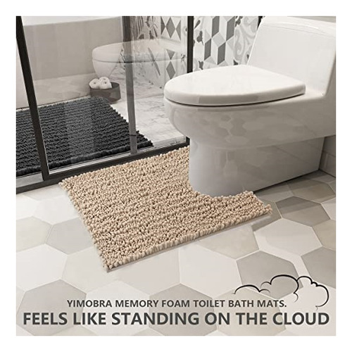 Alfombras De Baño Suave Y Cómodo Máxima Absorción Lavable