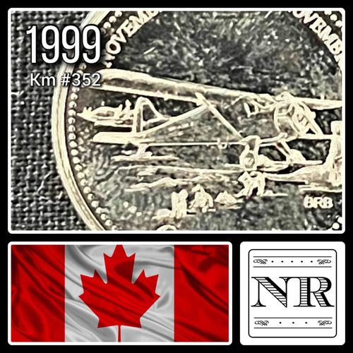 Imagen 1 de 4 de Canada - 25 Cents - Año 1999 - Km #352 - Noviembre