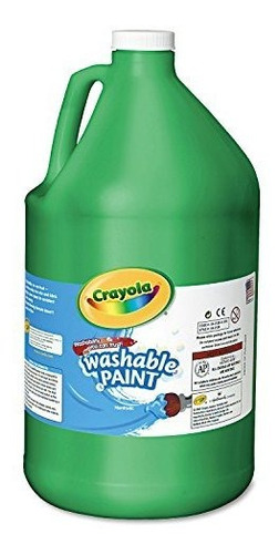 Crayola ******* Pintura Lavable, Verde, 1 Gal.