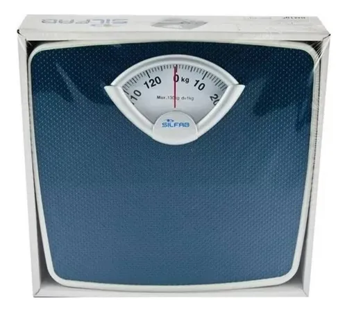 Silfab Balanza Mecánica Personal Antislip Blue Bm100 Azul
