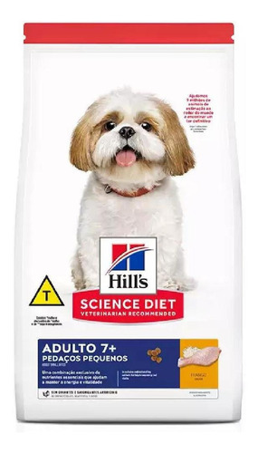 Ração Hills Science Diet Cães Adultos 7+ Pedaços Pequeno 6kg