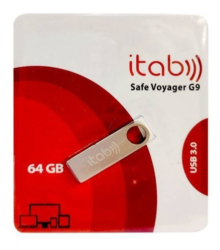 Mini Pendrive Itab Itab64gb Usd 3.0 Metalico