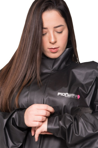 Capa Chuva Feminina Moto Impermeavel Pioneira Storm Combate